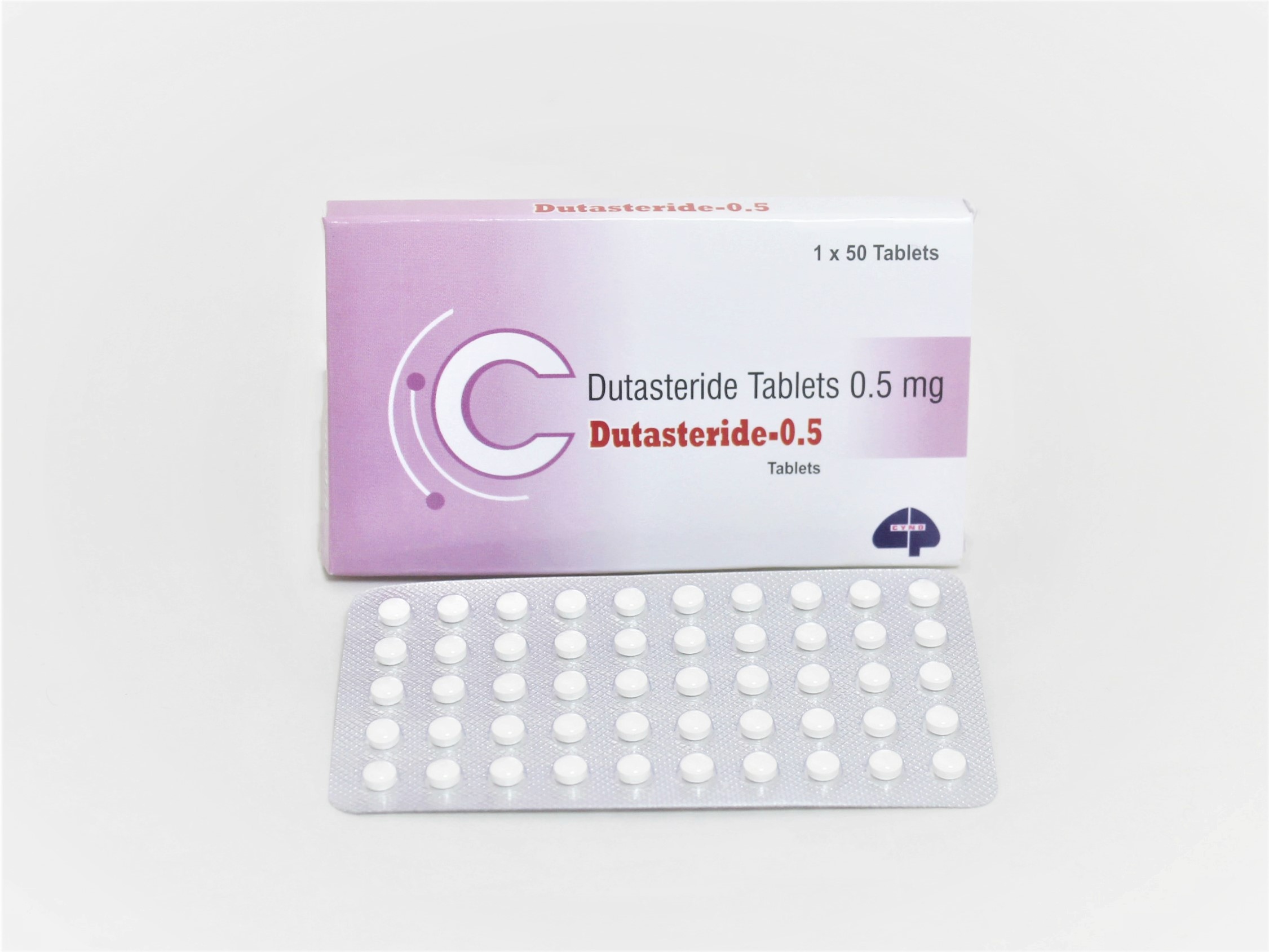Dutasteride Tablets 0.5 mg - 50 Tablets per box